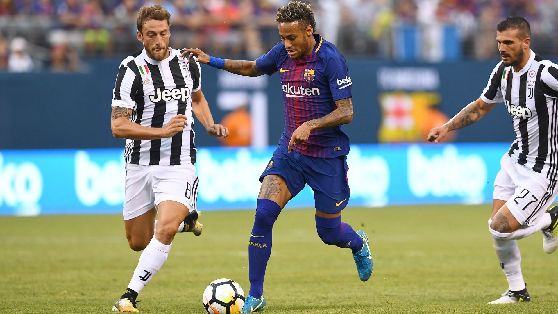 Juventus-Barcelona, Neymar-Marchisio