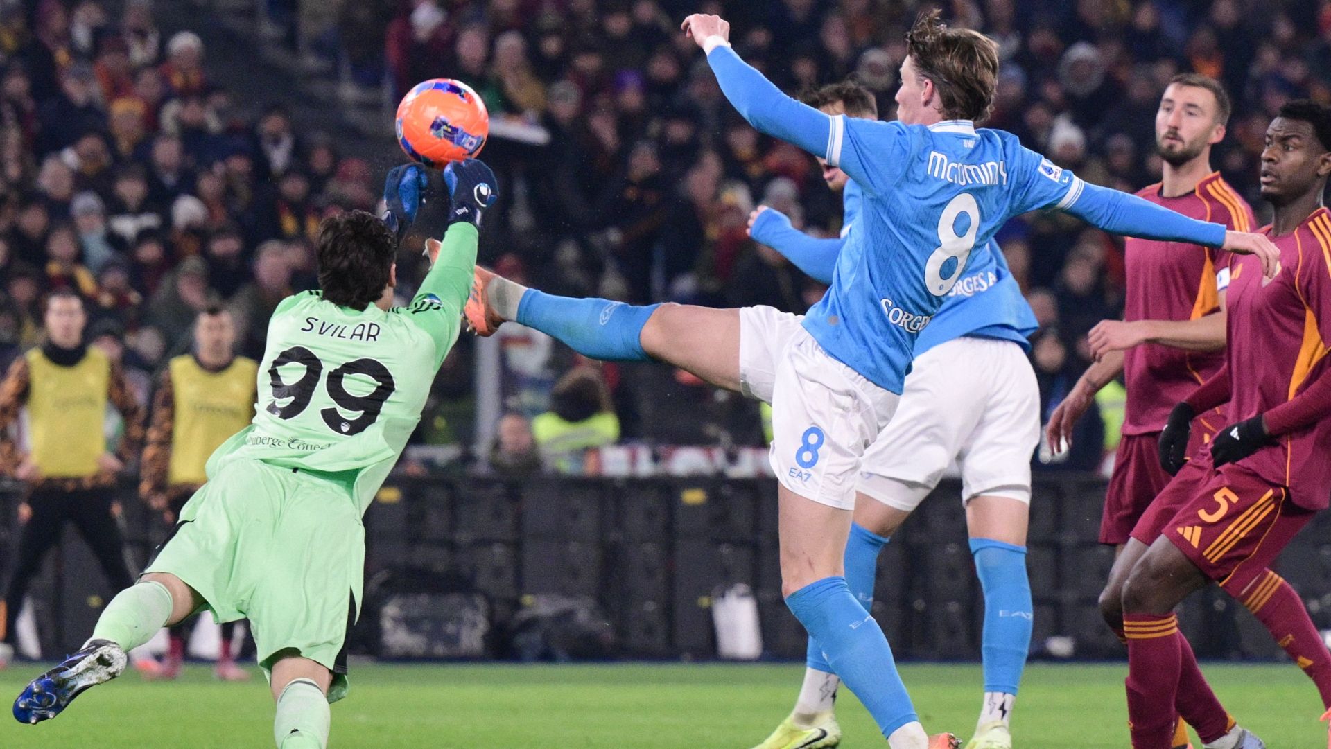 Svilar McTominay Roma Napoli 2025-2026