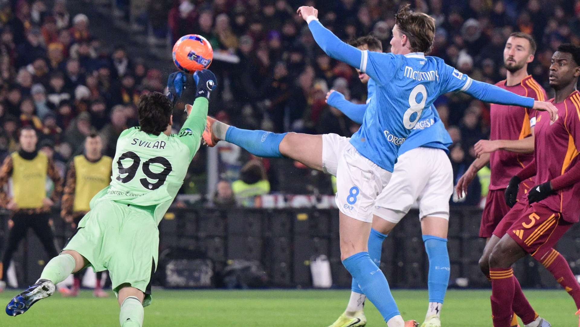 Svilar McTominay Roma Napoli 2025-2026