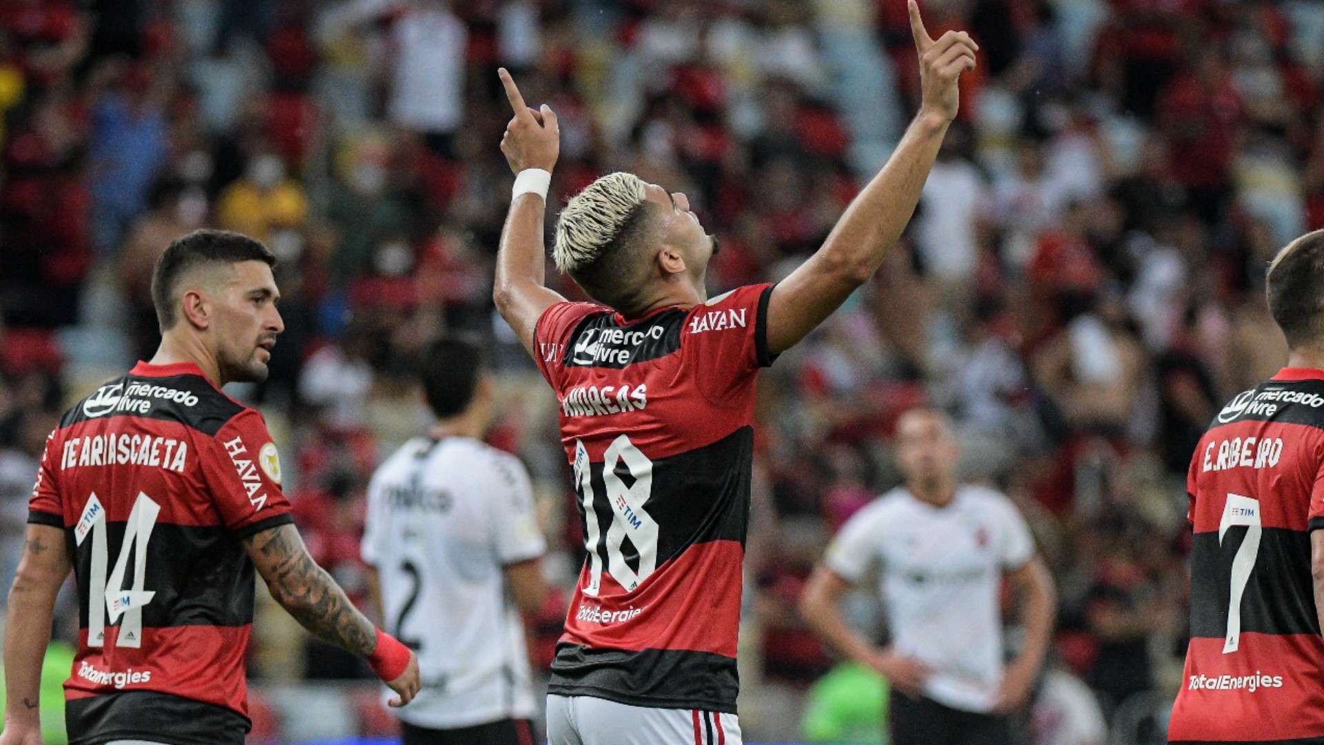 Andreas Pereira Flamengo Athletico-PR Brasileirão 03 10 2021