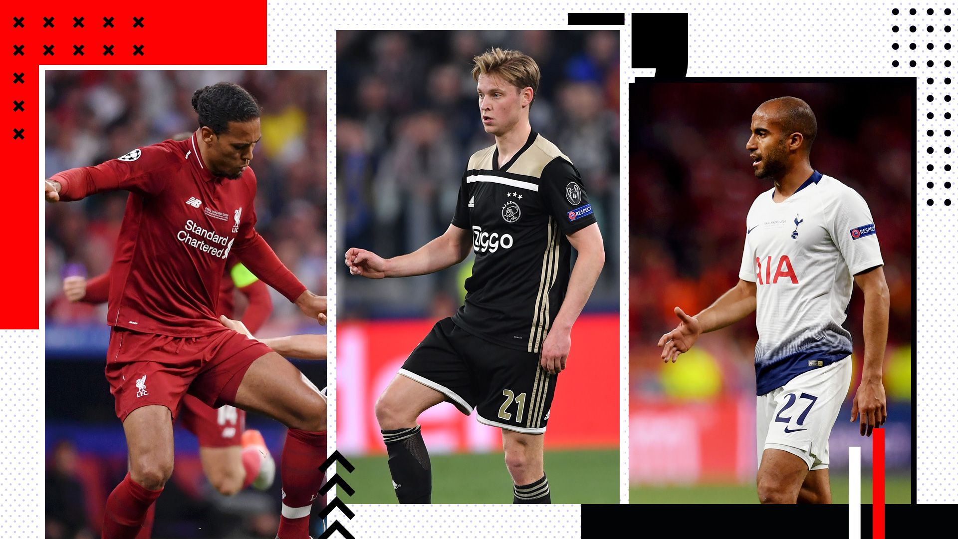UEFA Squad of the season van Dijk de Jong Lucas