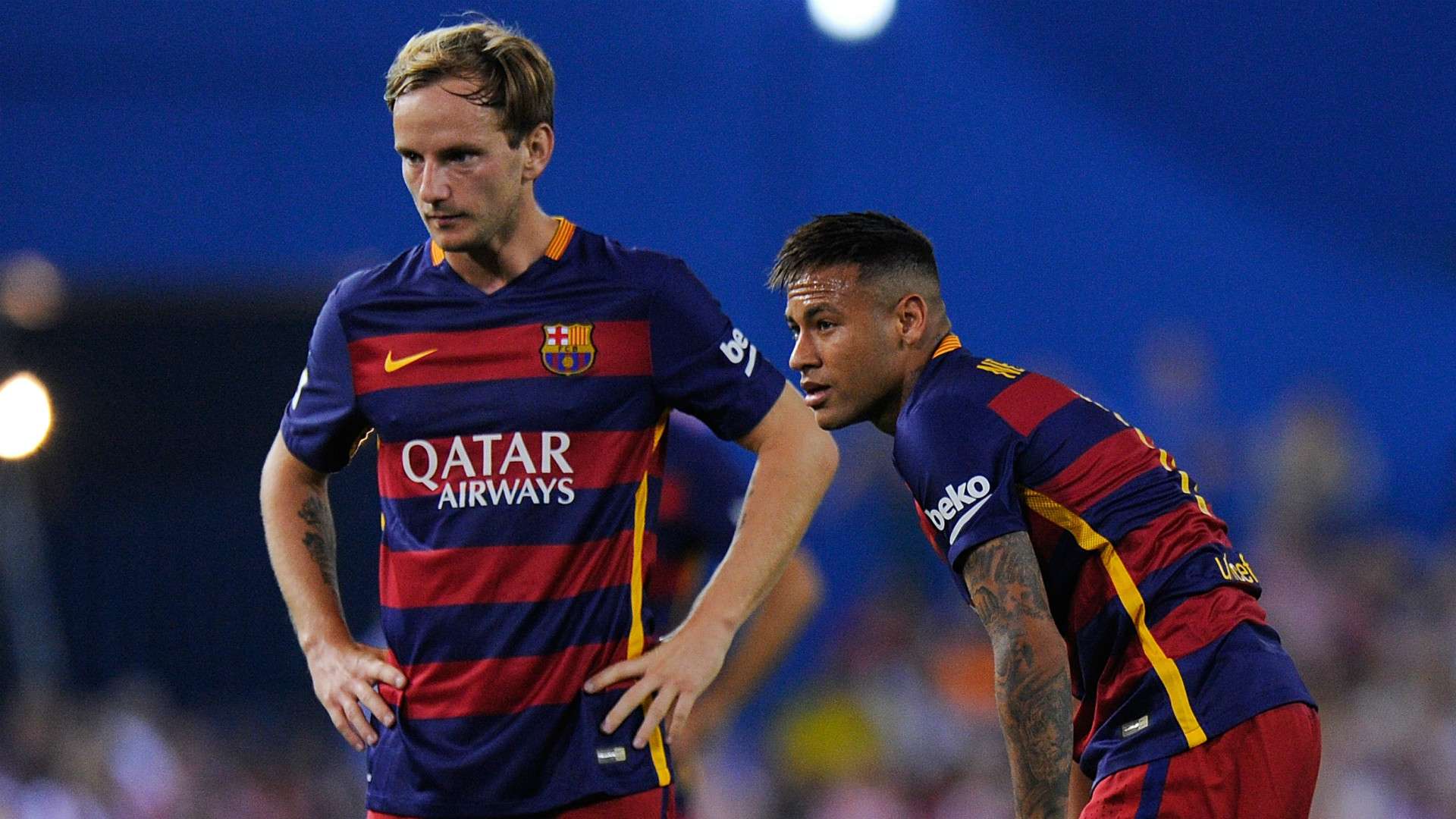 Ivan Rakitic Neymar Atletico Madrid Barcelona La Liga 12092015