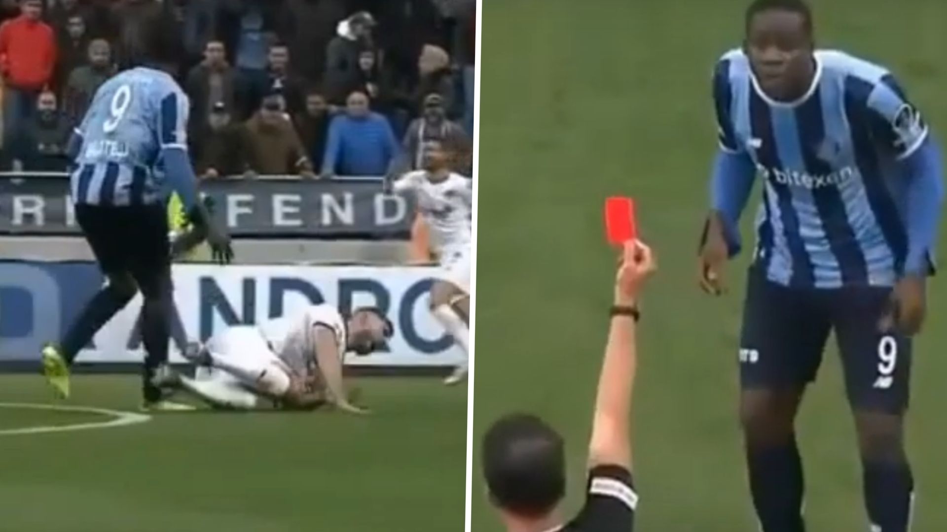 Balotelli red card Kasimpasa Adana Demirspor