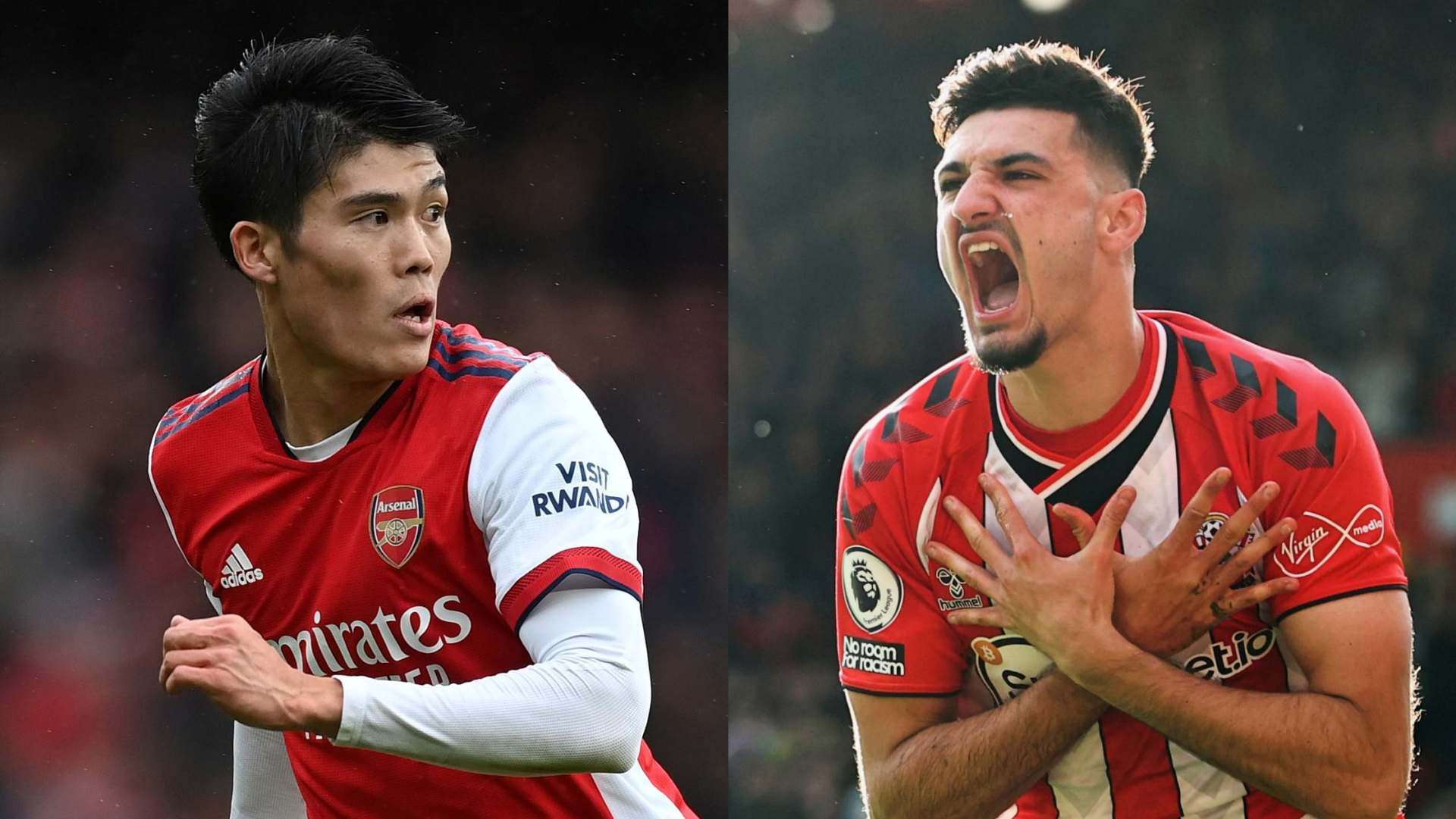 Takehiro Tomiyasu Arsenal Armando Broja Southampton