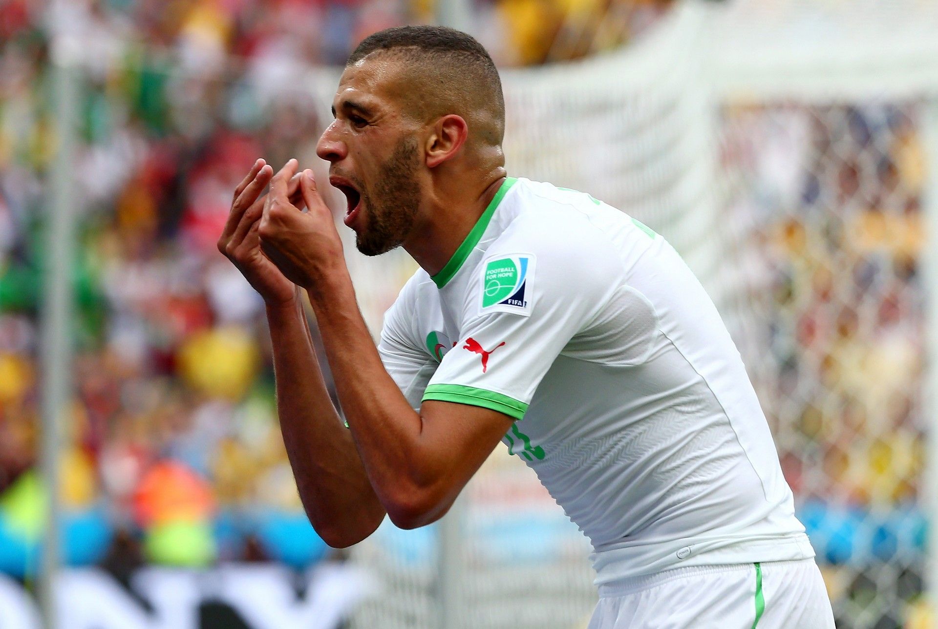 Islam Slimani South Korea Algeria World Cup 2014 06232014