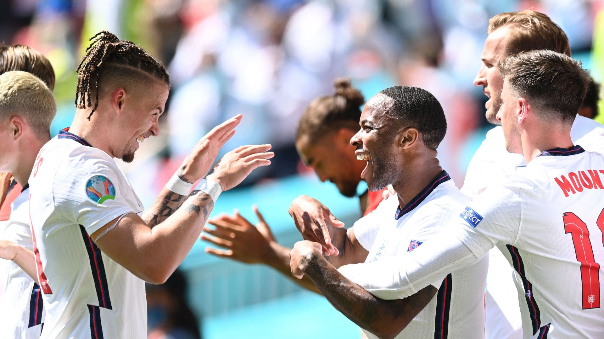 Raheem Sterling Kalvin Phillips England vs Croatia Euro 2020