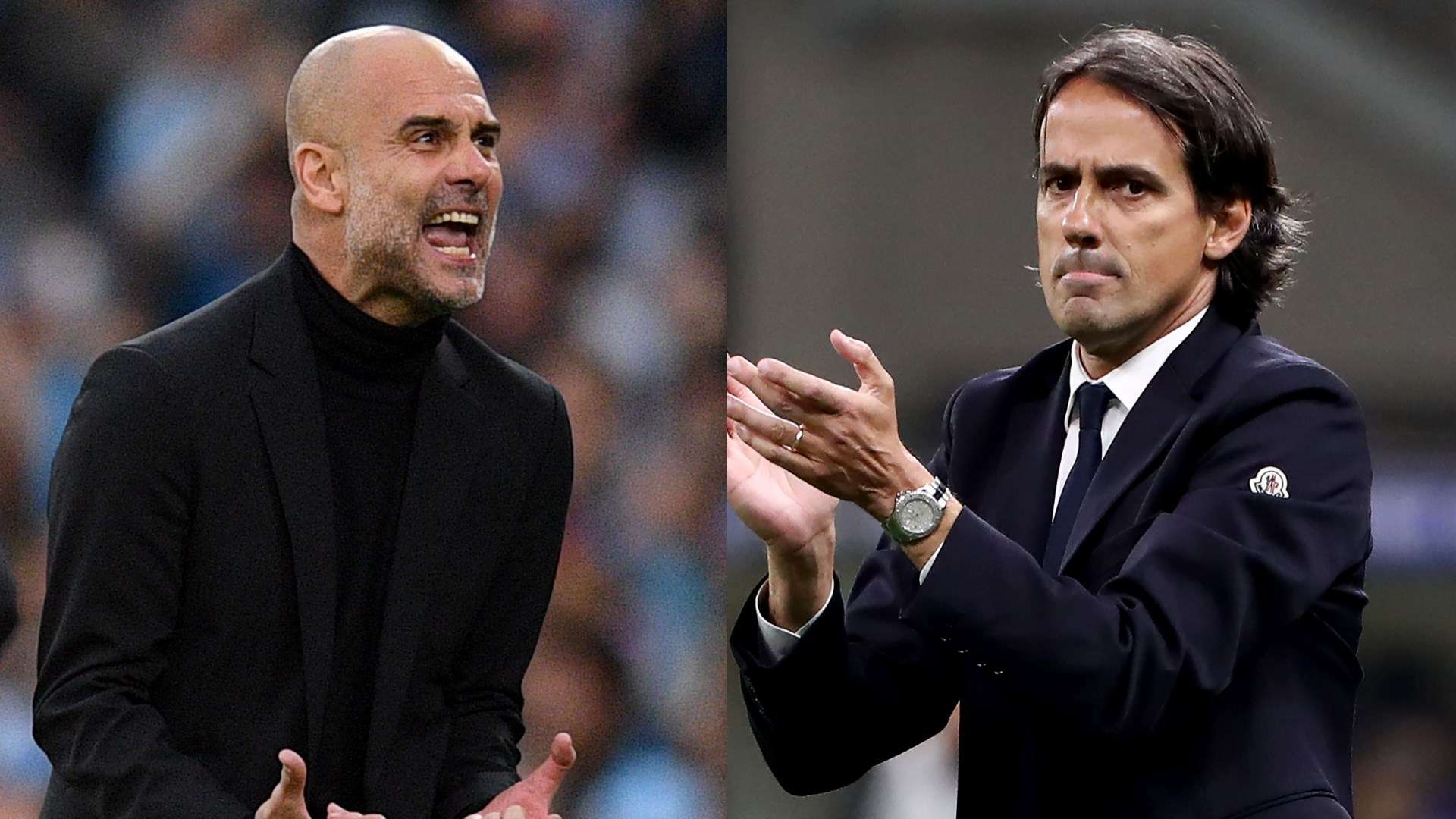 Pep Guardiola & Simone Inzaghi - Manchester City, Inter Milan