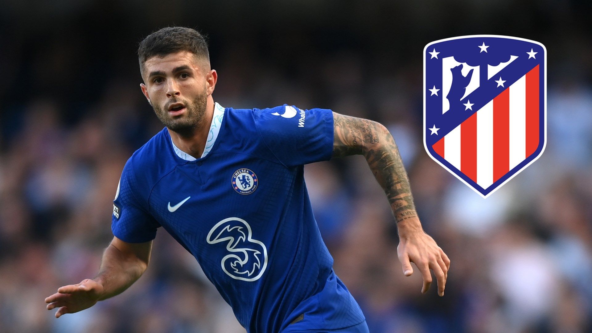 Christian Pulisic Atletico logo