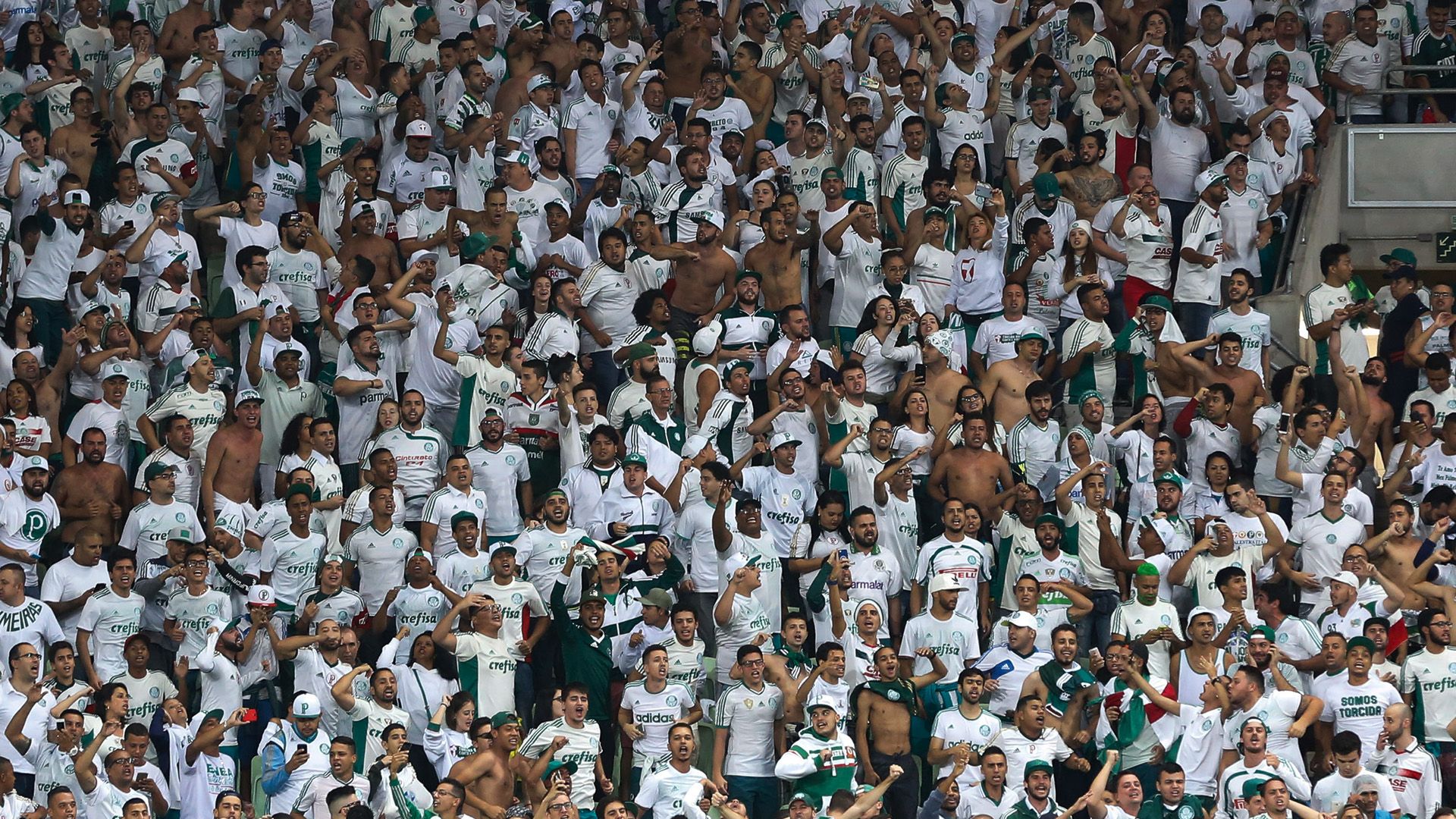 Torcida Palmeiras Penarol Copa Libertadores 12042017