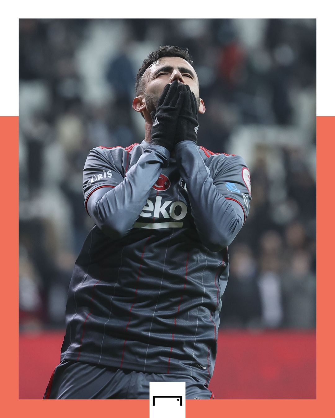 Rachid Ghezzal. Besiktas vs Goztepe. 02.10.2022