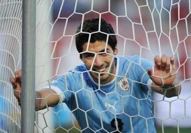 Luis Suarez Uruguay Russia Friendly