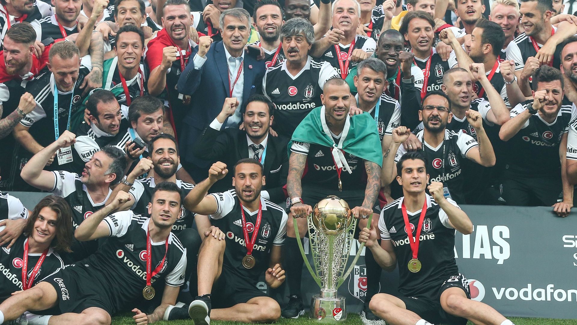 Besiktas Super Lig champions 2017