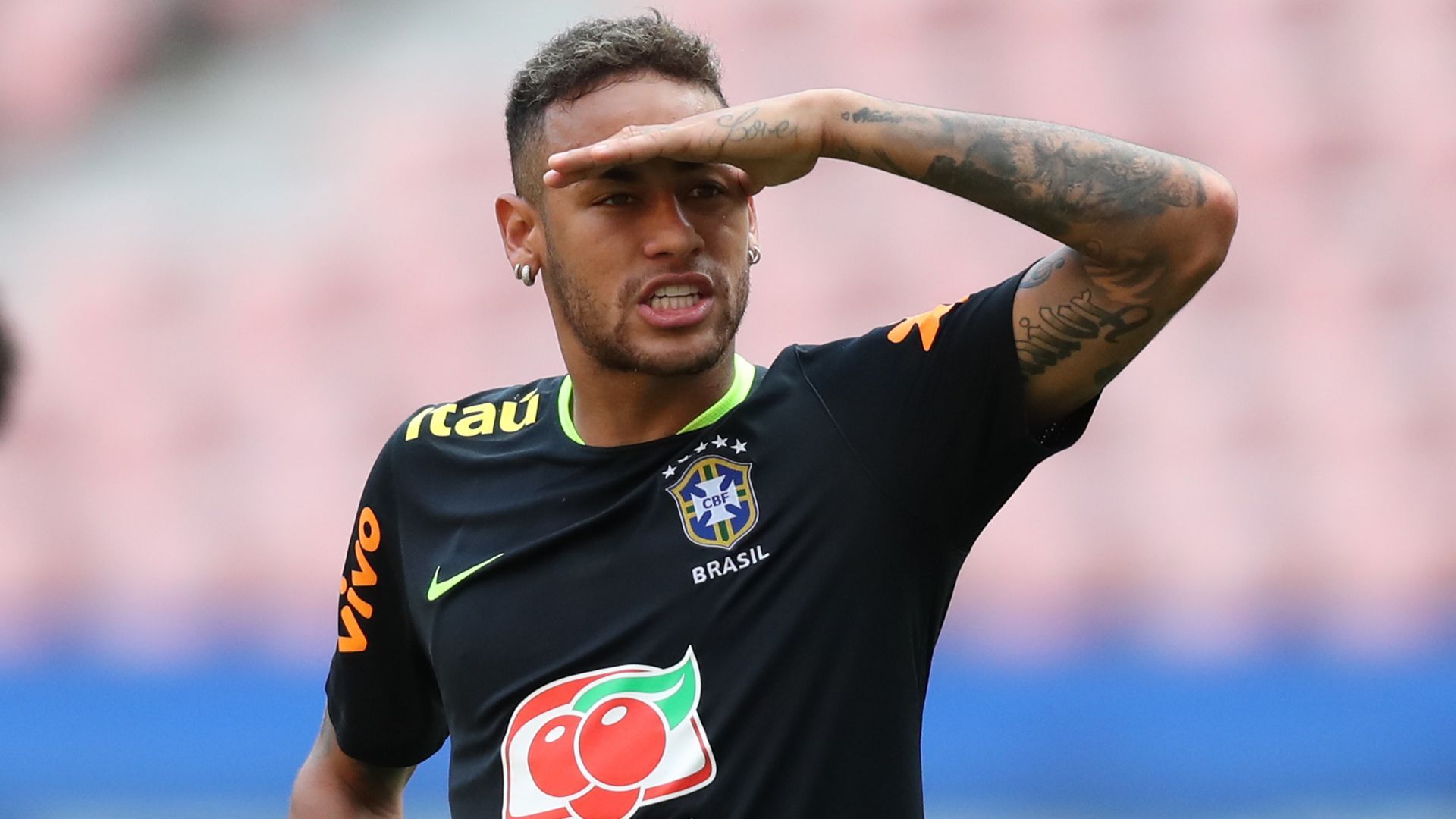 Neymar Brazil Selecao treino 03092017