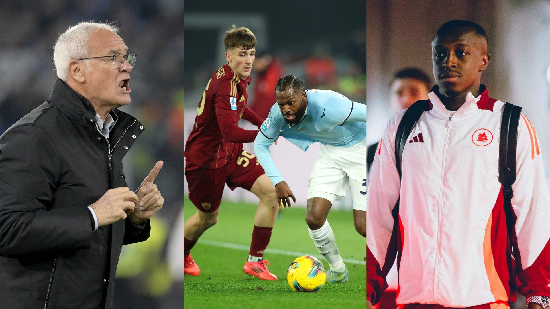 Roma Lazio Saud Abdulhamid Ranieri