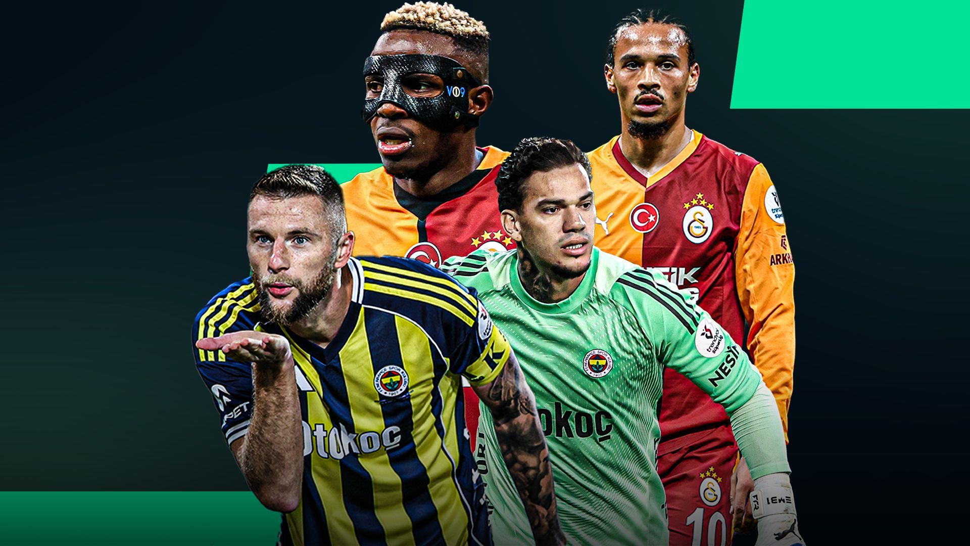 Grafica Calciomercato Osimhen Sané Skriniar Ederson 16.9