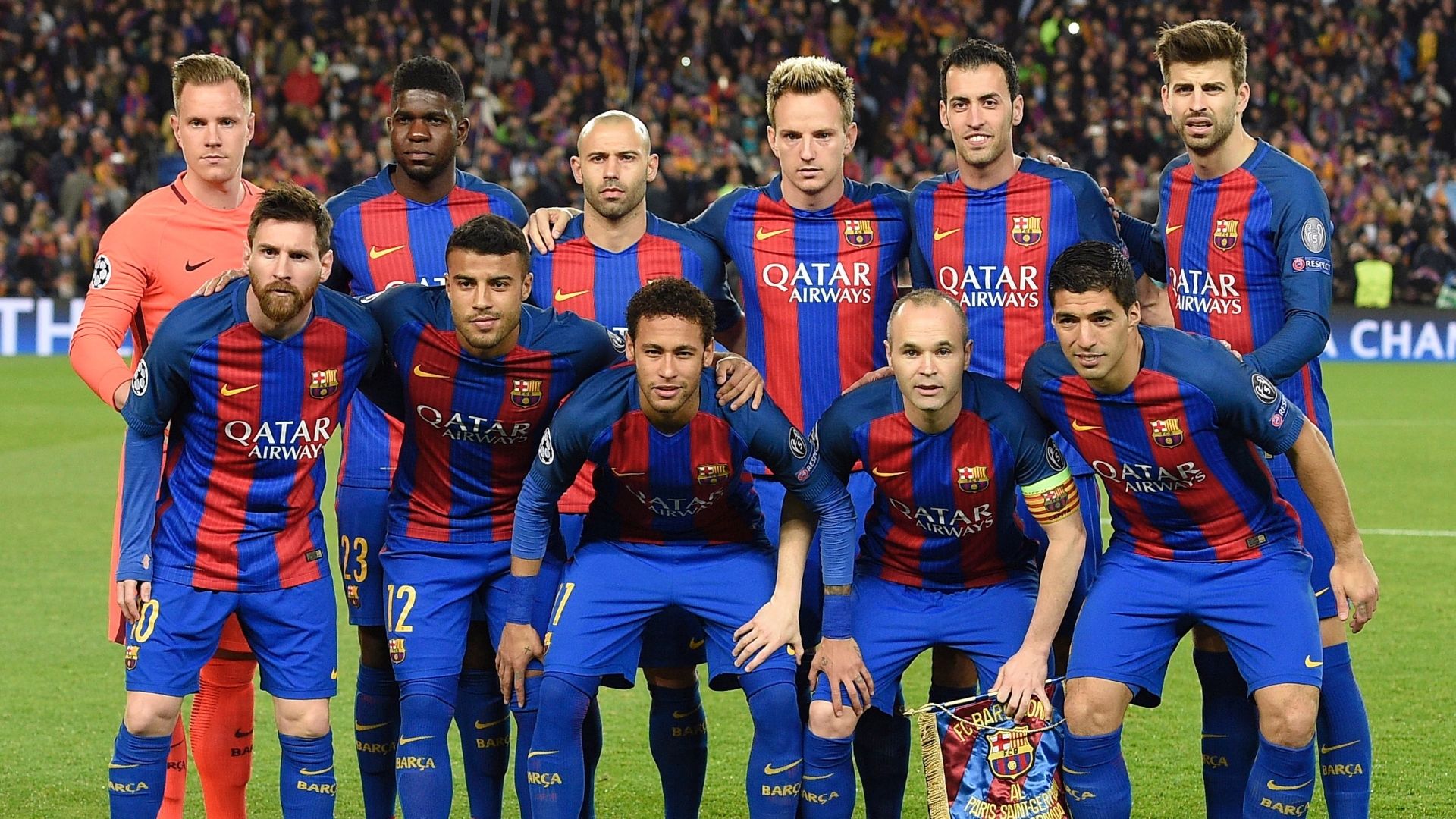 Barcelona squad, Champions League 2017