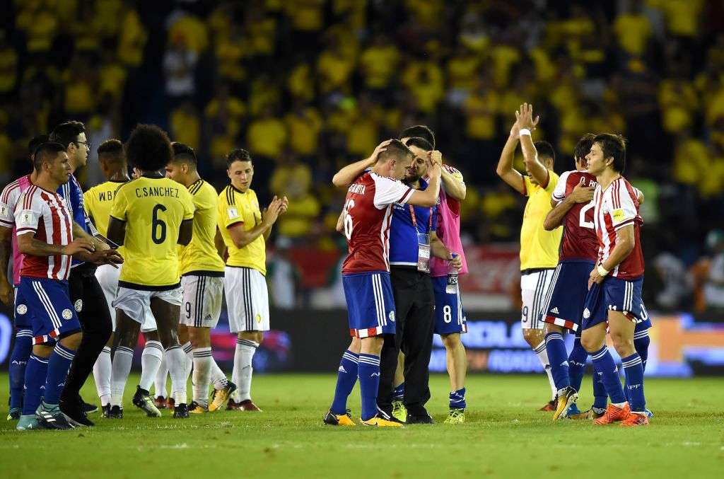 Colombia pierde ante Paraguay, Eliminatoria Sudamericana 2018