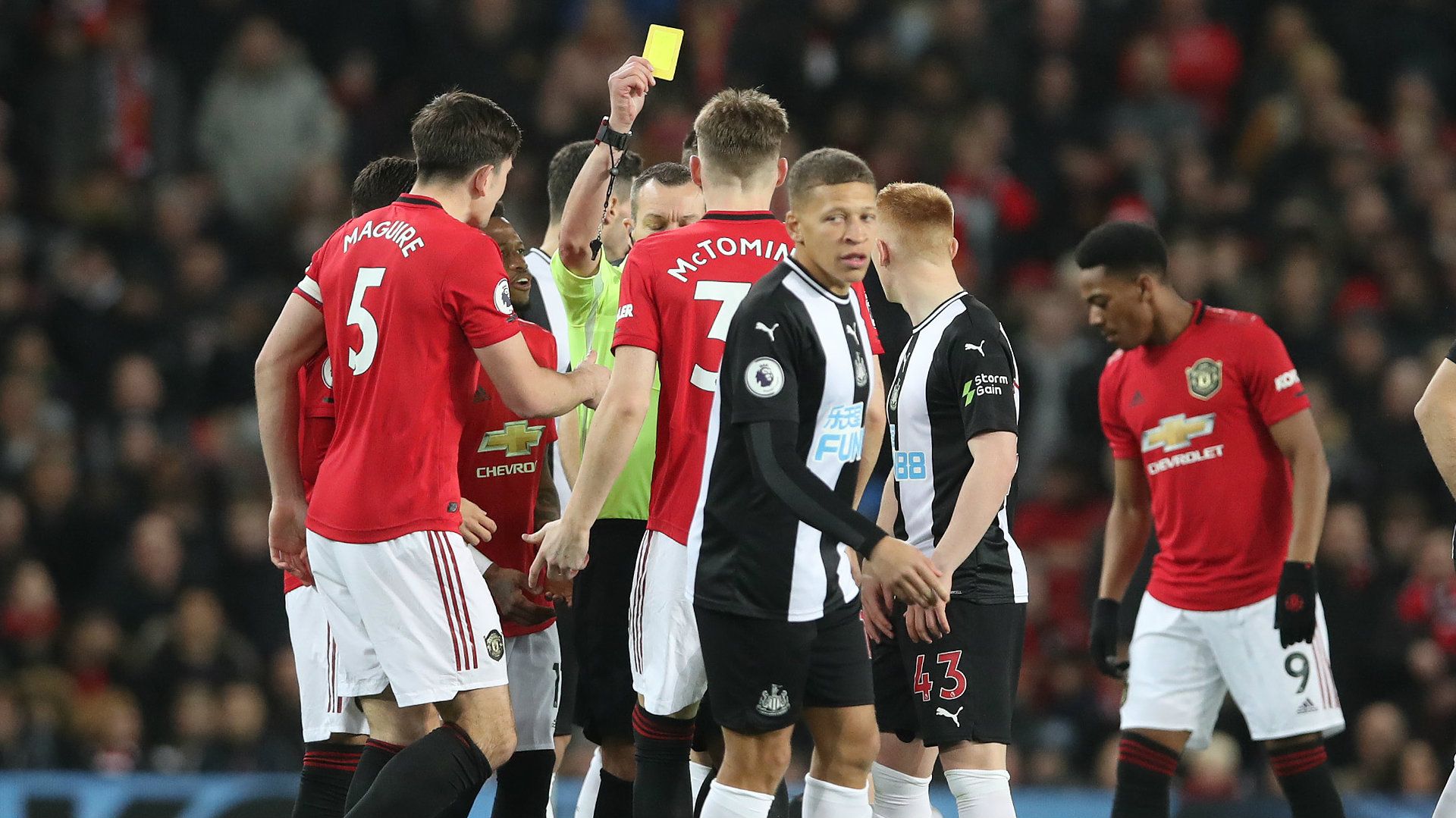Scott McTominay Man Utd vs Newcastle 2019-20