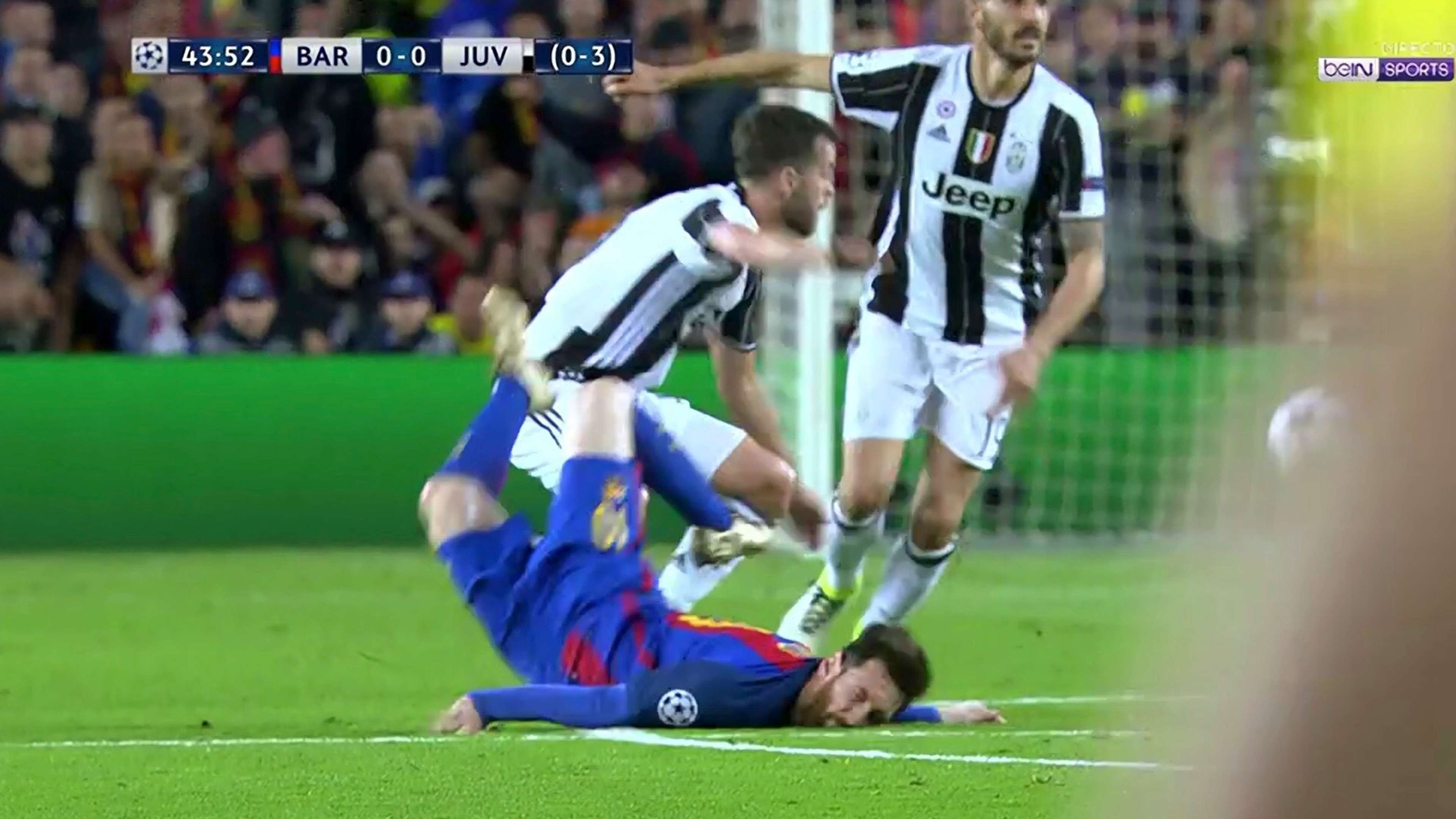 Caída Lionel Messi