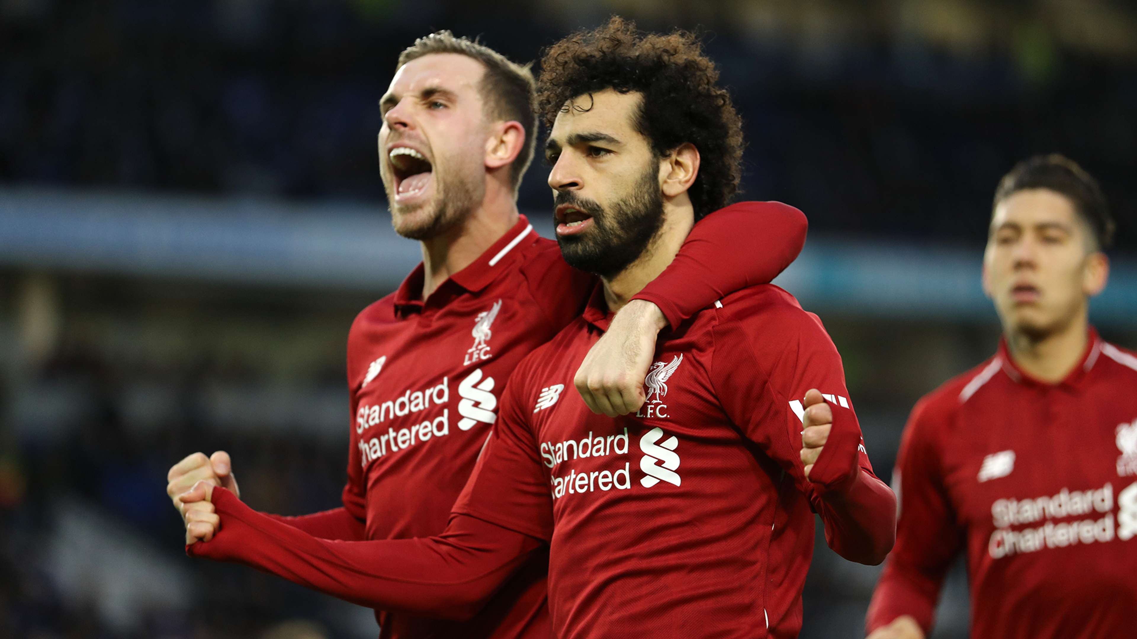 Mohamed Salah Jordan Henderson Liverpool 2018-19