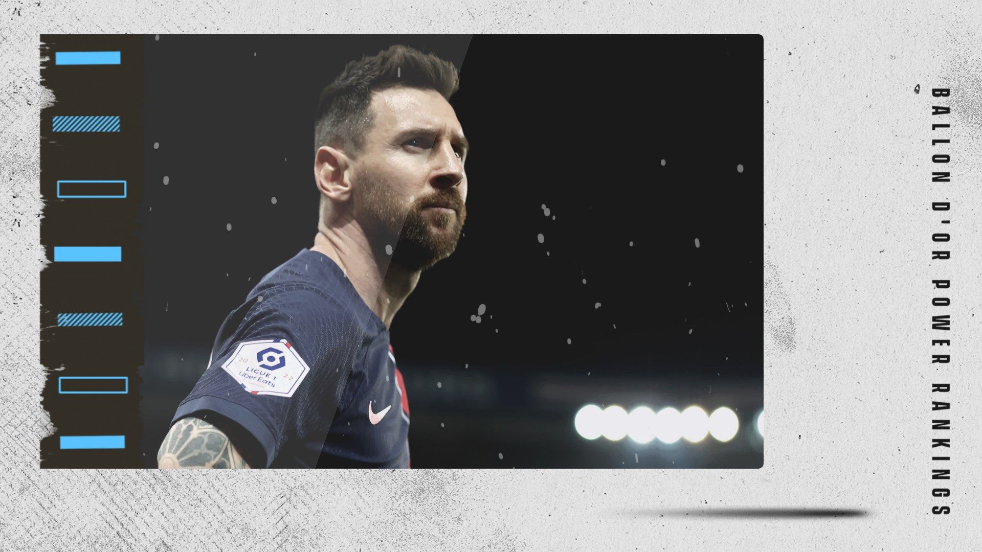 Lionel Messi Ballon d'Or Rankings