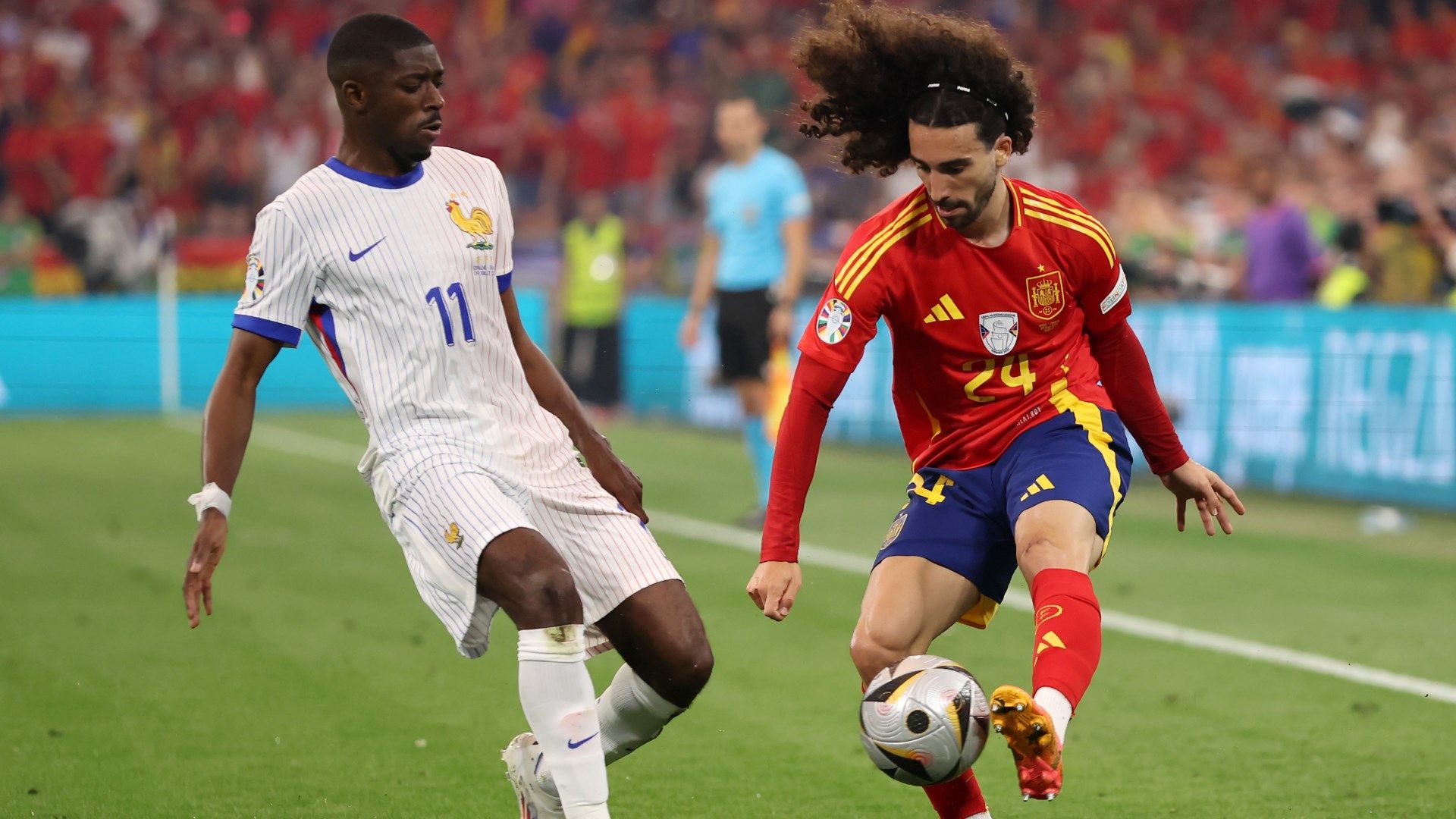 Marc Cucurella of Spain