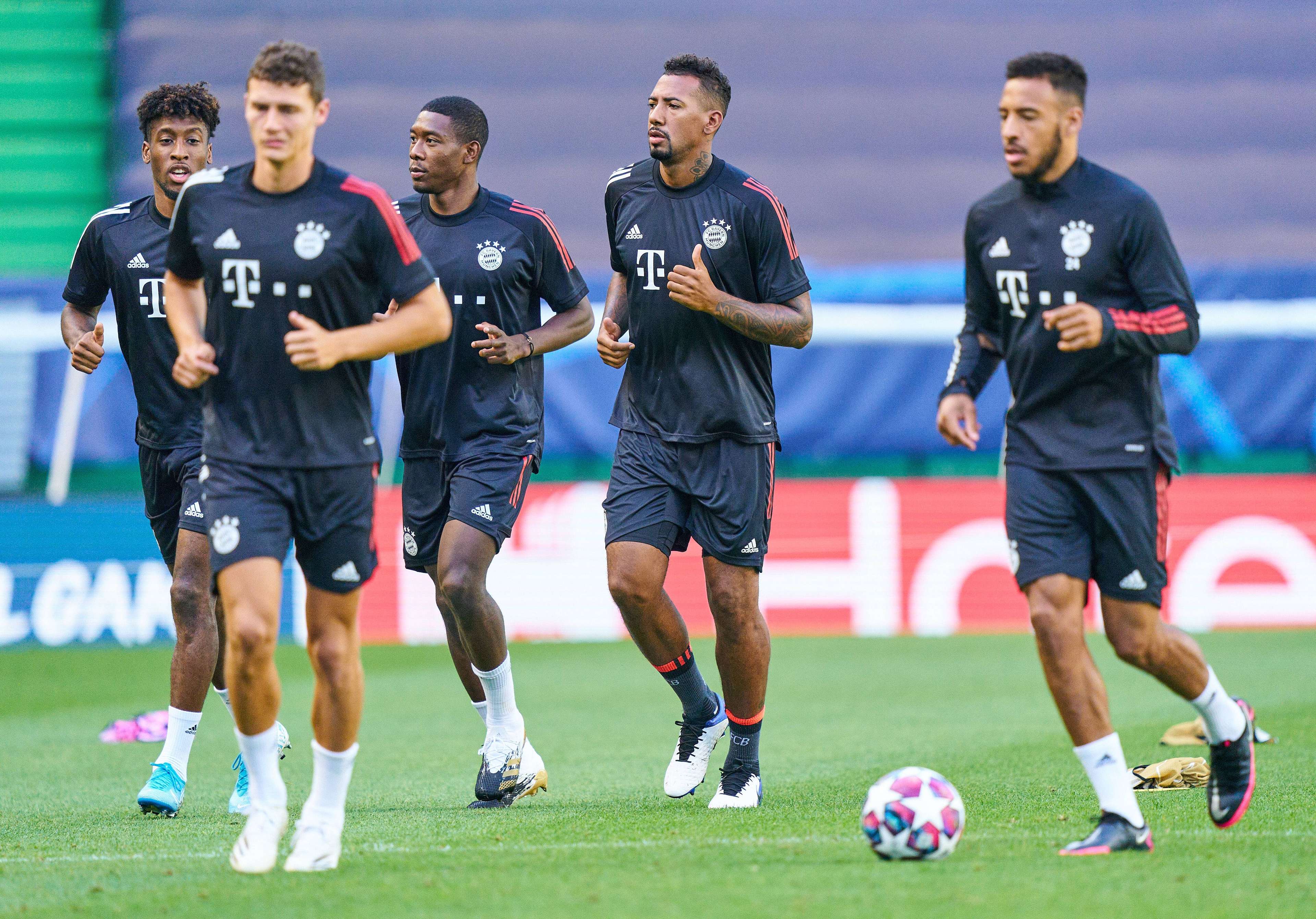 GER ONLY FC BAYERN TRAINING Alaba Pavard Tolisso Boateng