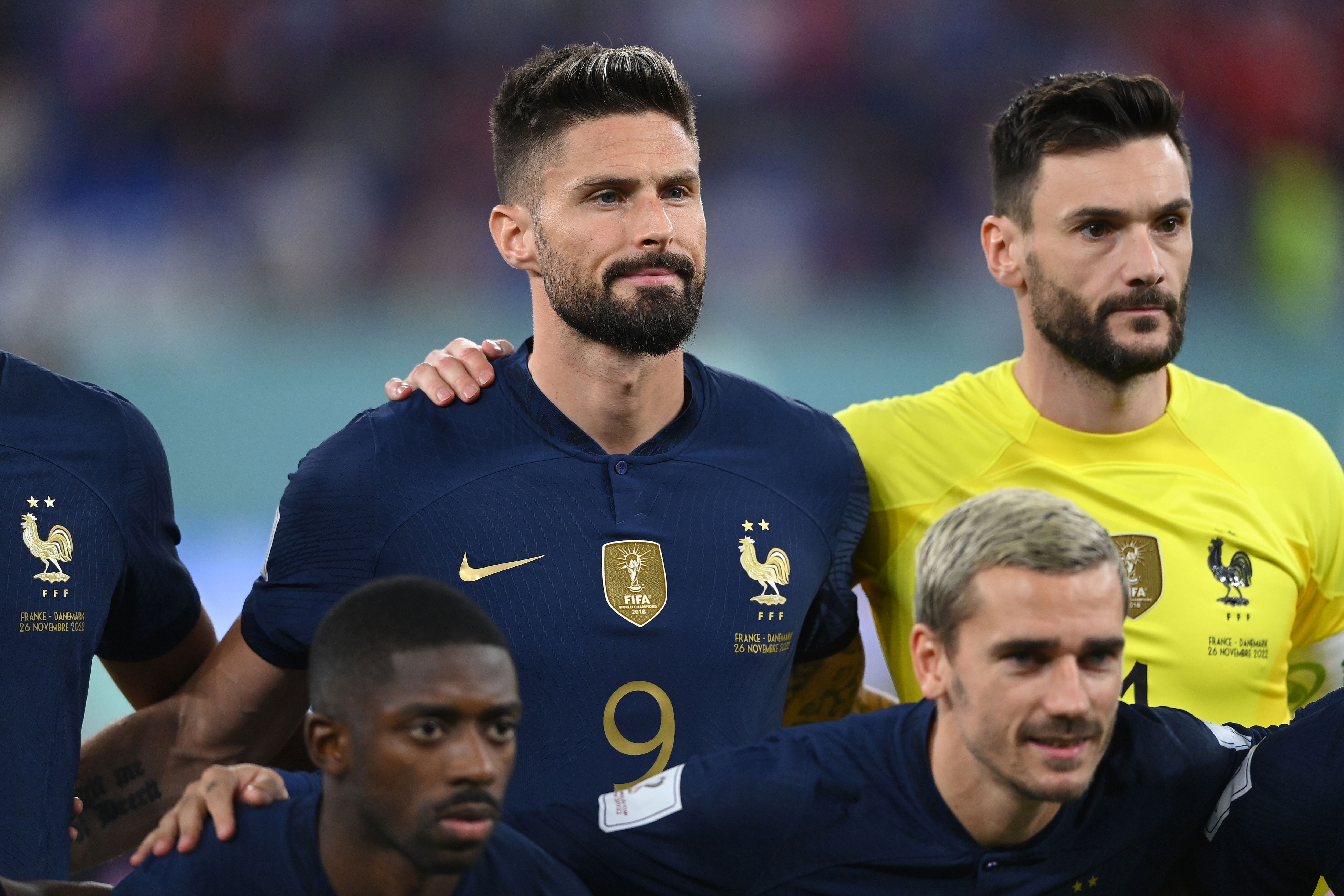 Olivier Giroud Hugo Lloris France World Cup