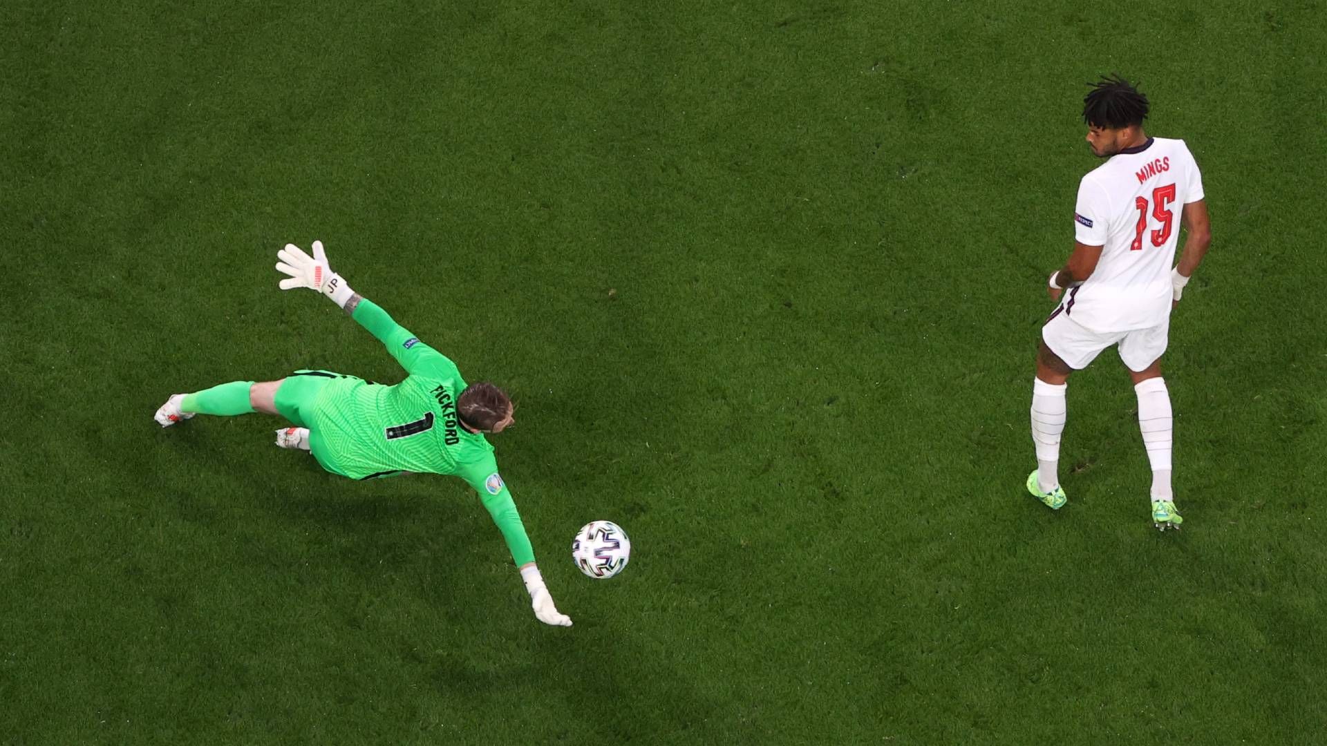 England EURO 2020 20210618 Pickford Mings