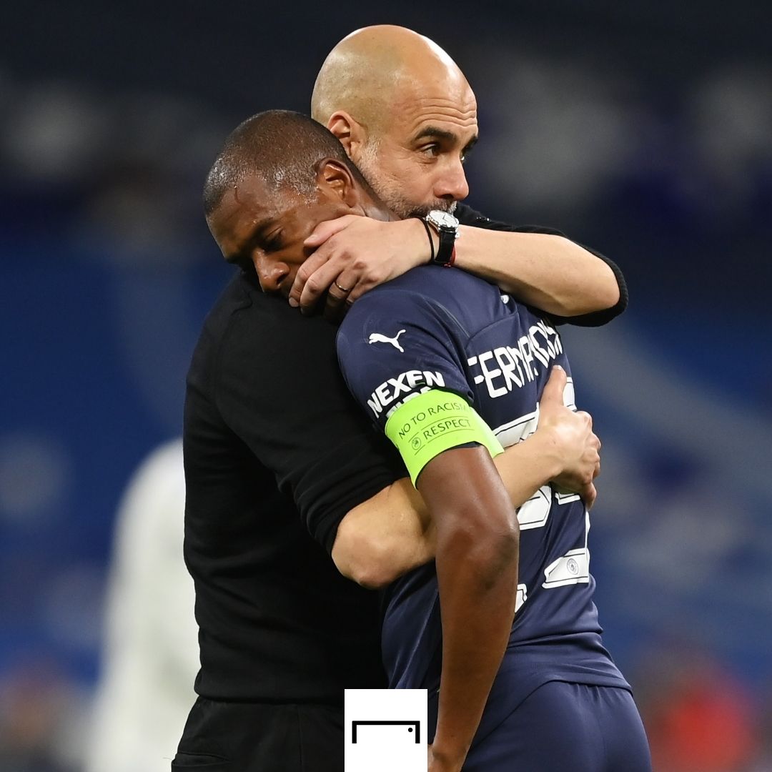 Fernandinho Pep Guardiola Manchester City GFX 