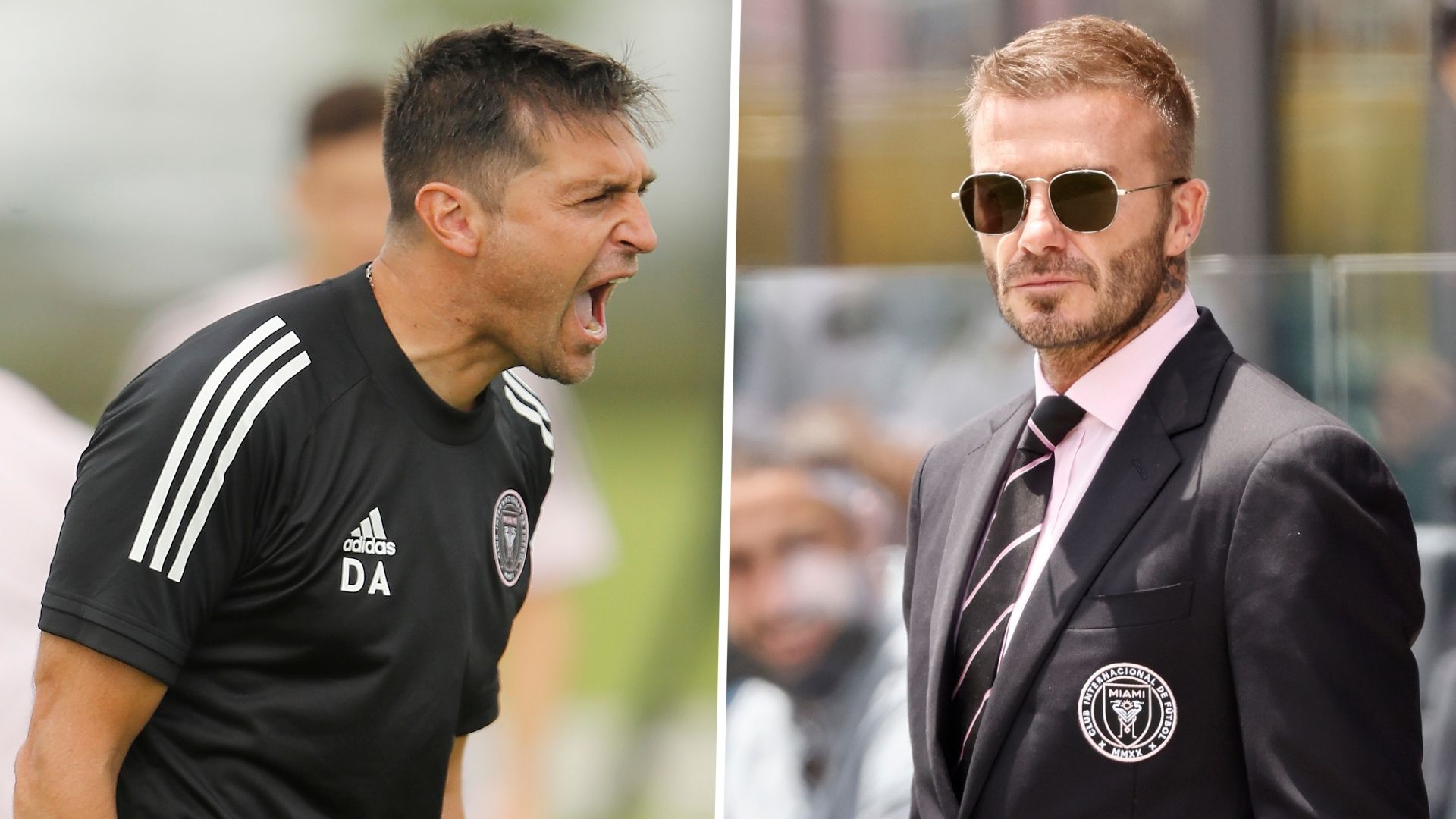 Diego Alonso David Beckham Inter Miami Uruguay GFX 