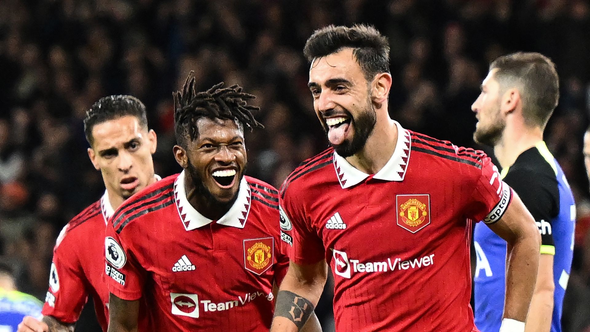 Bruno Fernandes Fred Manchester United Spurs 2022-23
