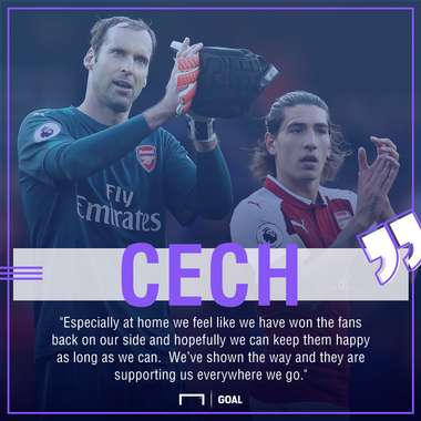 Petr Cech Arsenal won fans back