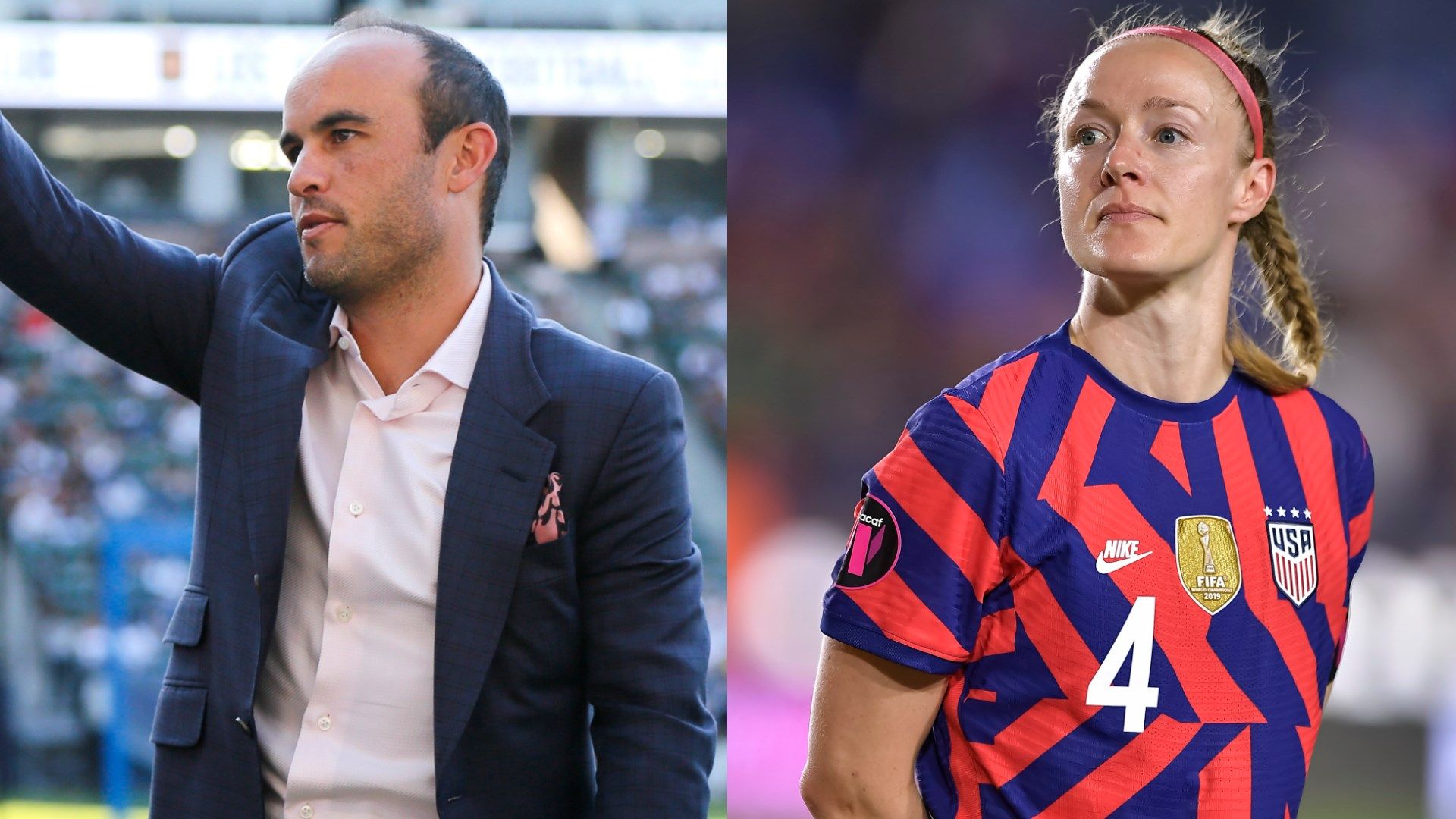 Landon Donovan Becky Sauerbrunn split