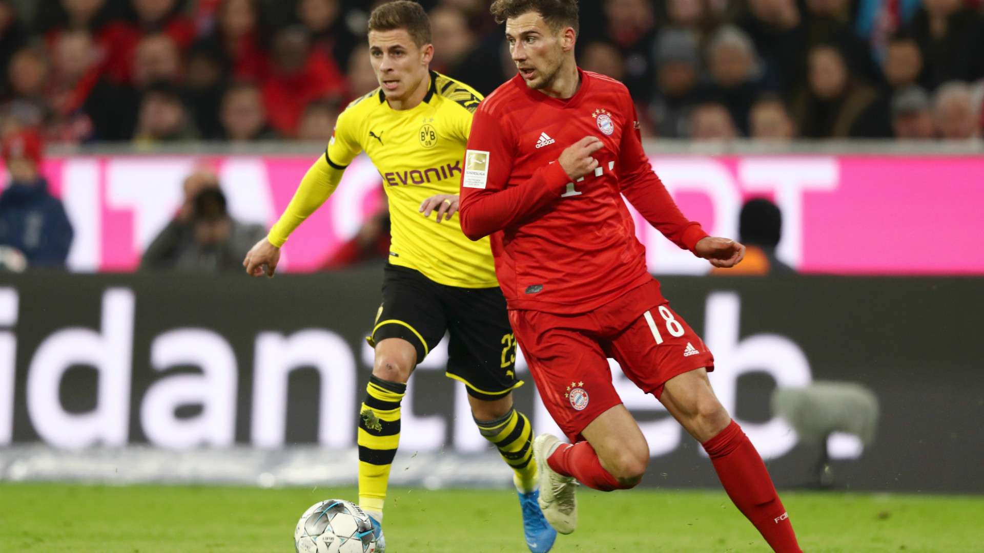 THORGAN HAZARD BORUSSIA DORTMUND LEON GORETZKA BAYERN MÜNCHEN BUNDESLIGA 09112019