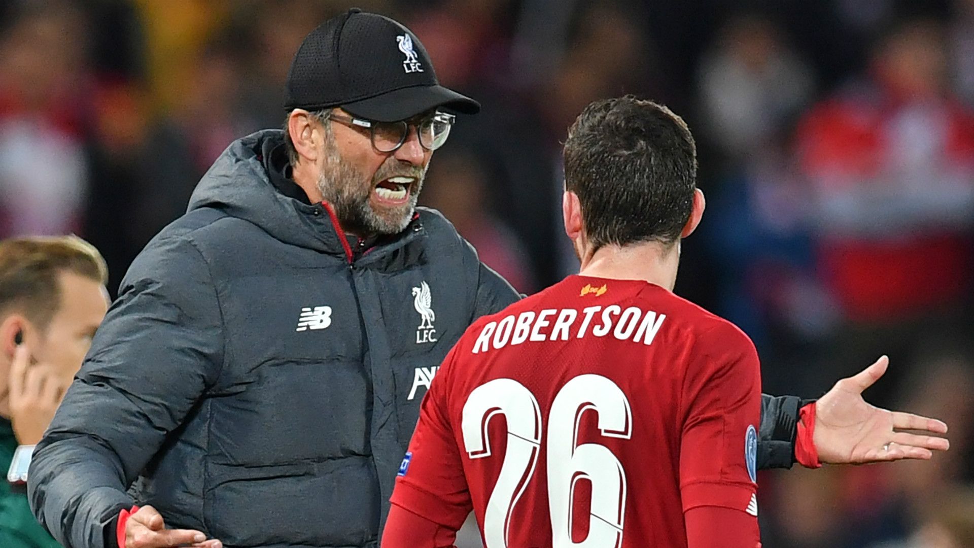 Jurgen Klopp Andrew Robertson Liverpool 2019-20