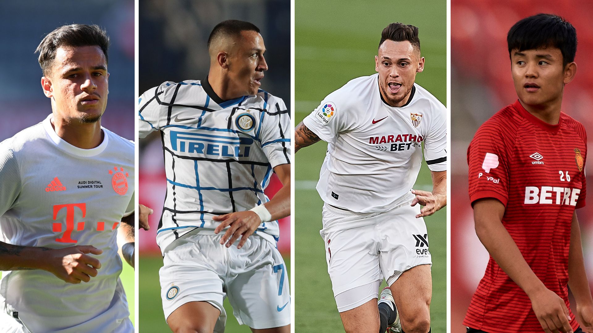 Coutinho, Alexis, Ocampos y Kubo