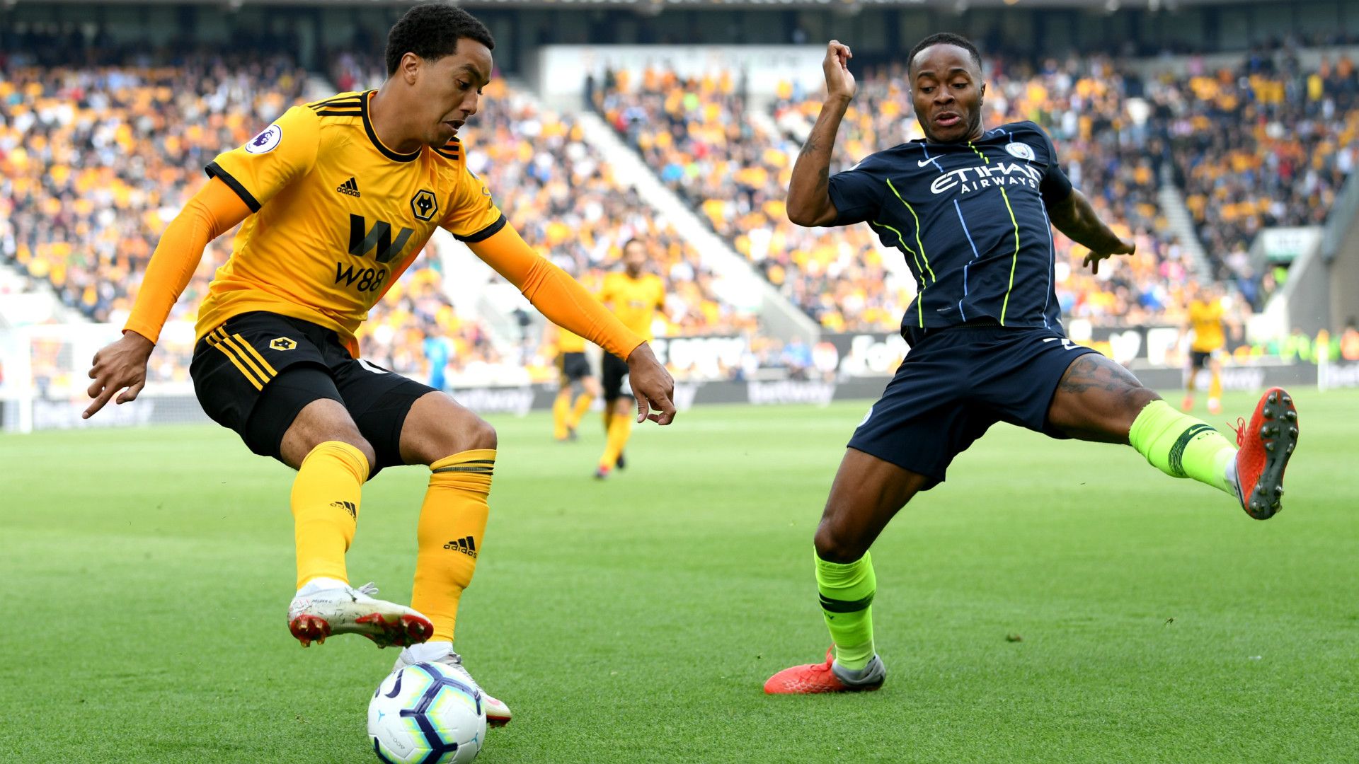 Wolverhamptin Wanderers Manchester City Raheem Sterling 25082018