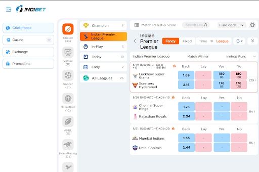Indibet Betting Exchange - Pros and Cons