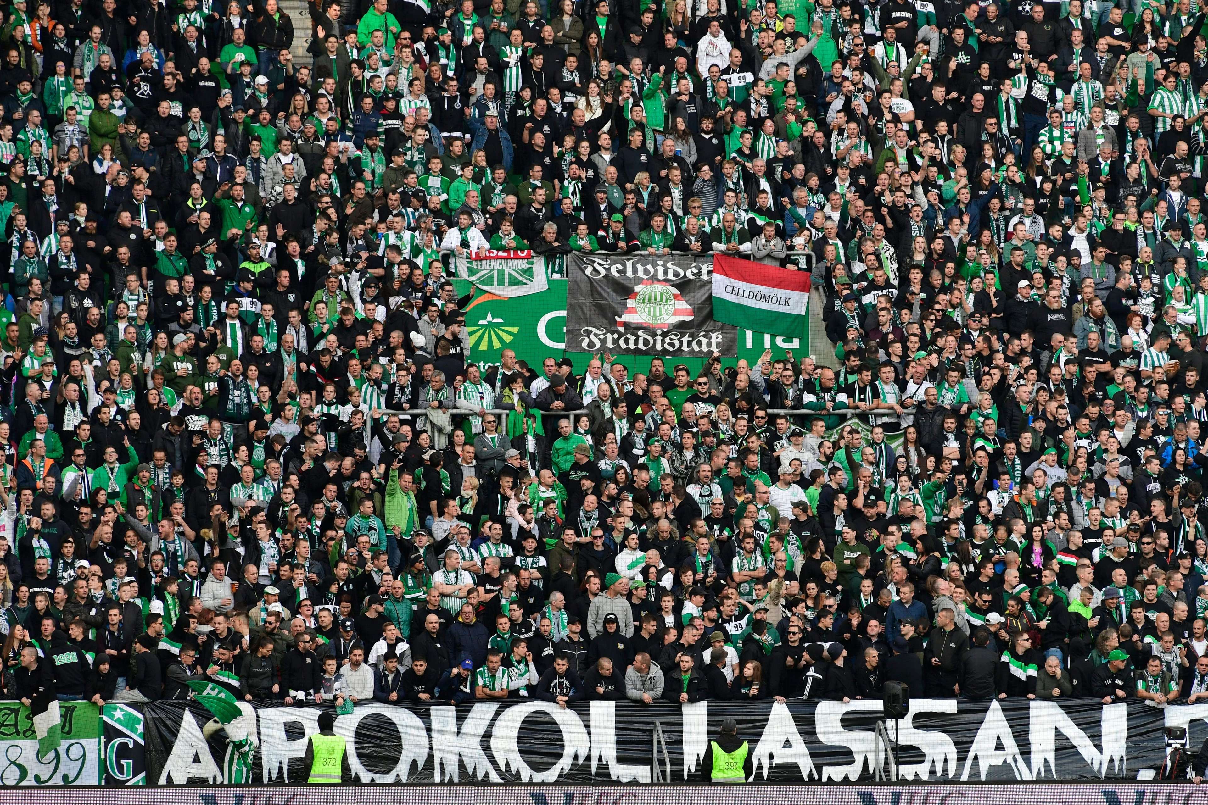 Ferencváros szurkolók