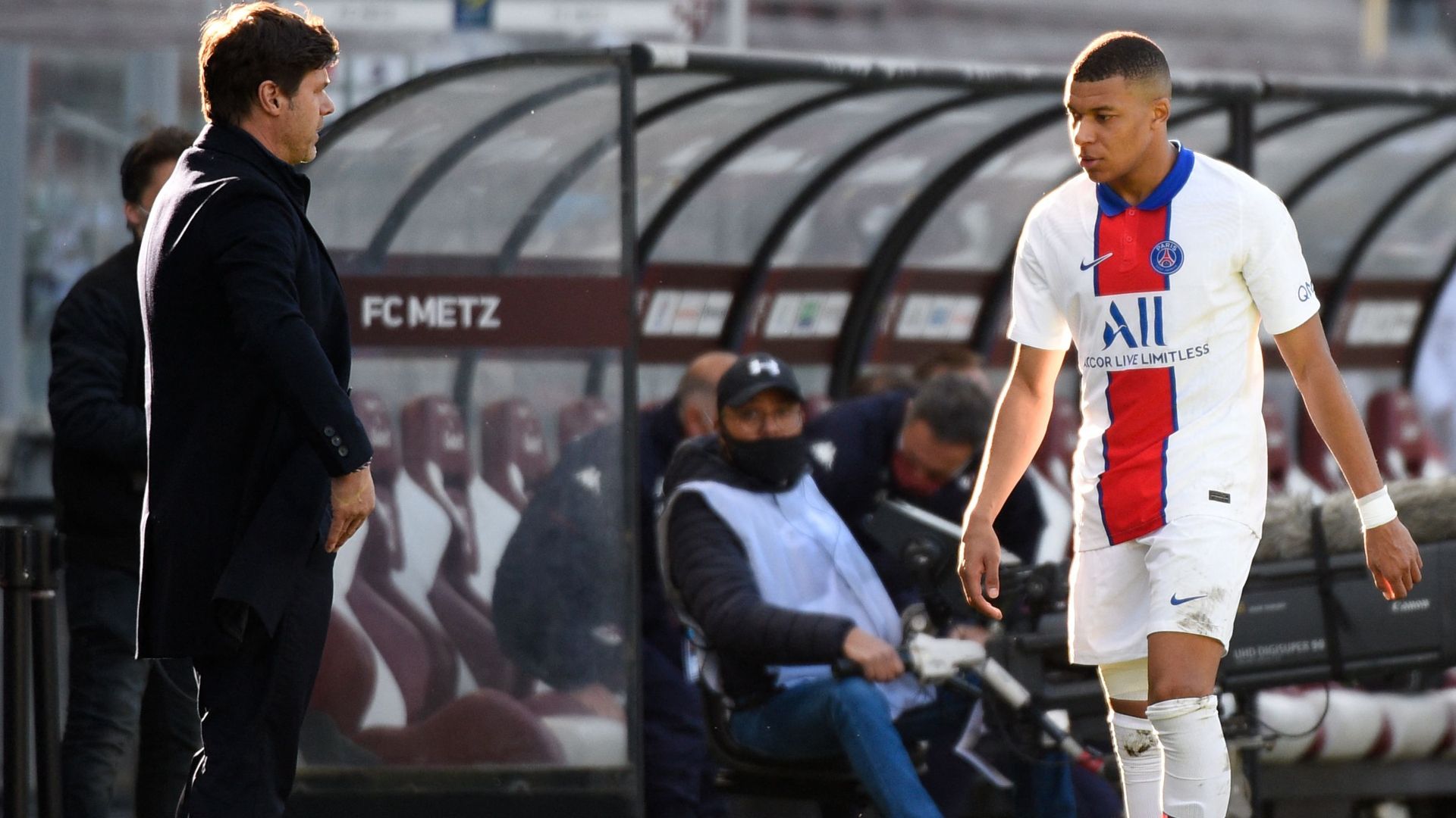 Mauricio Pochettino Kylian Mbappe Metz PSG Ligue 1 24042021