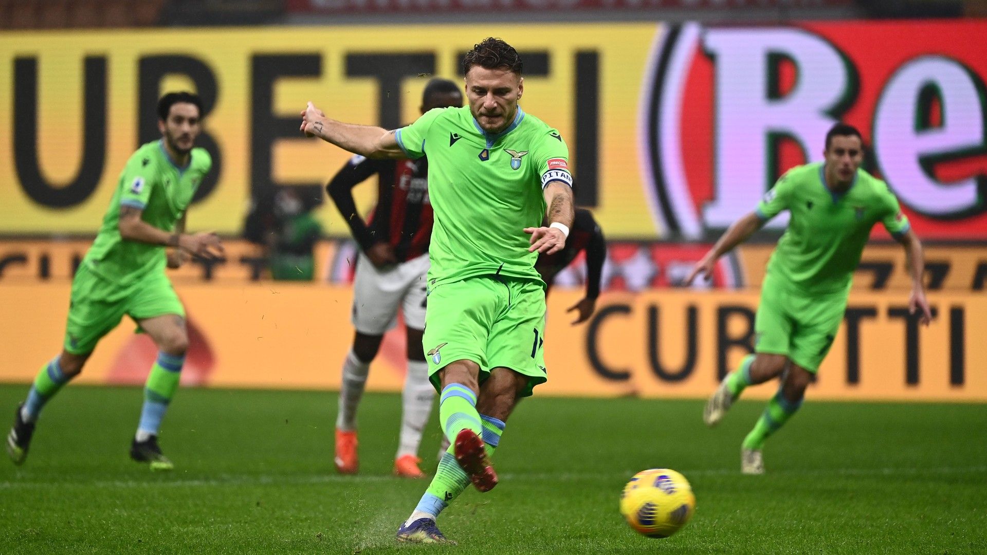 Immobile penalty - Milan Lazio - Serie A 2020/21