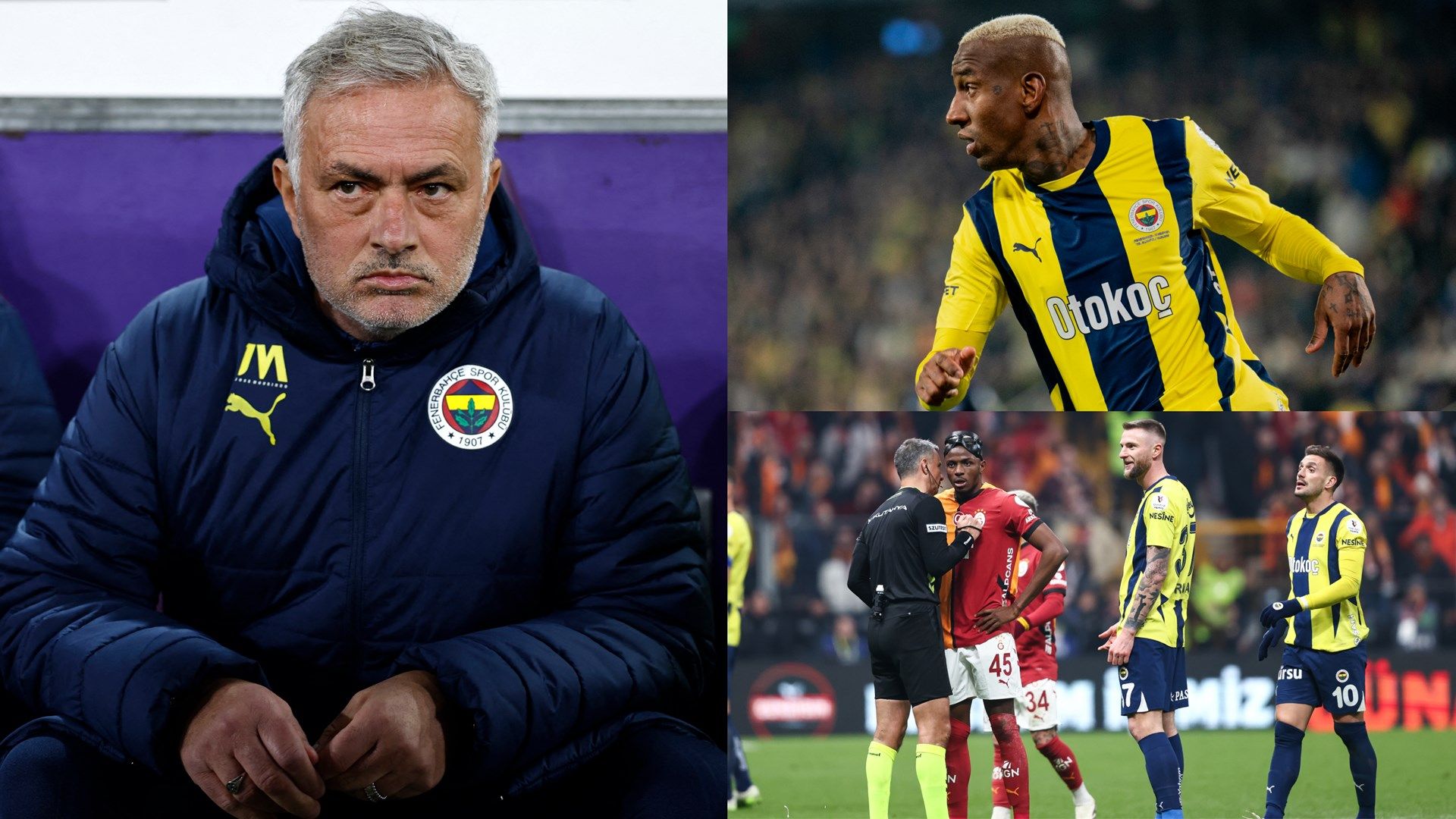 Jose Mourinho - Anderson Talisca - Galatasaray vs Fenerbahce