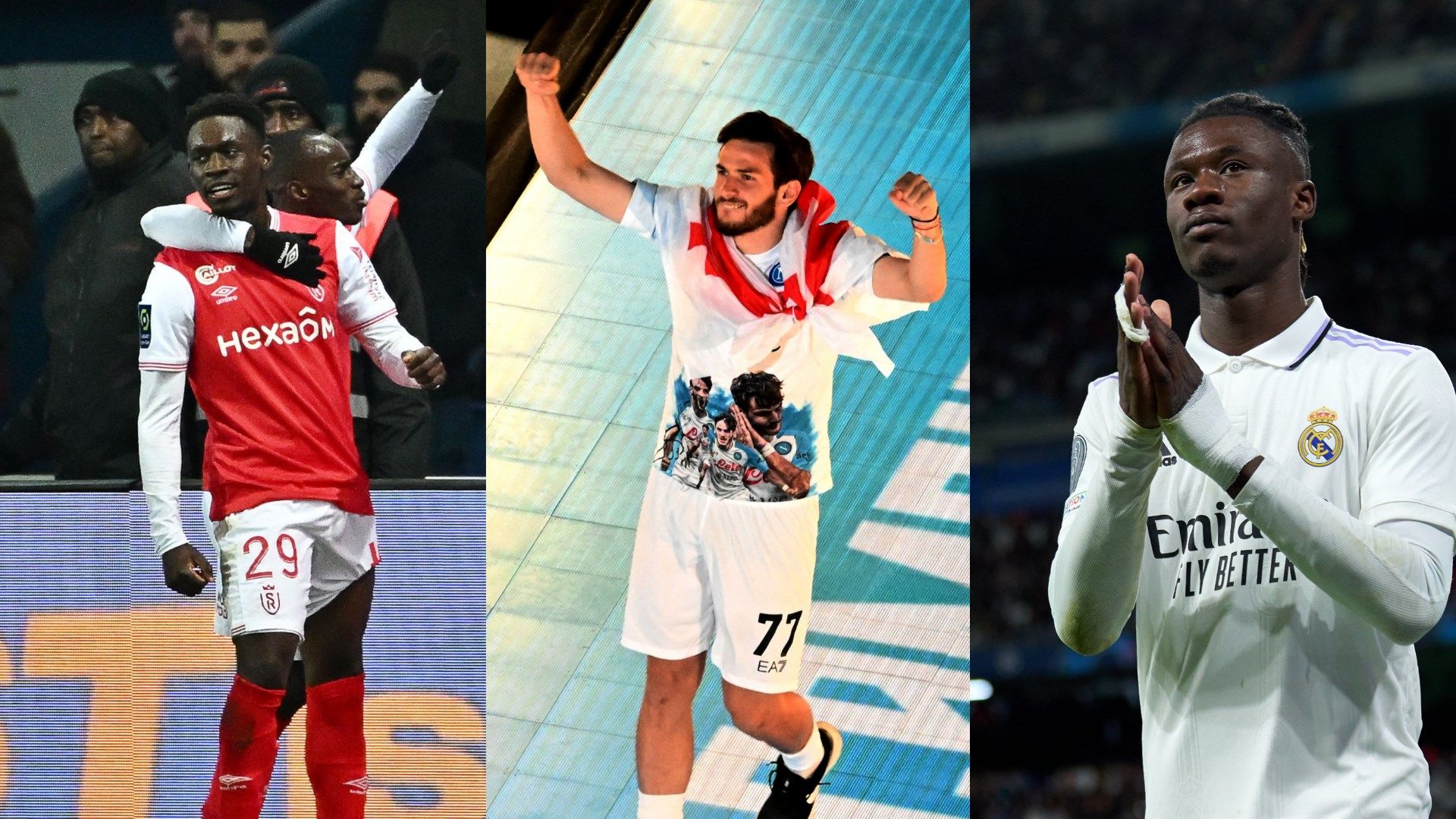 Folarin Balogun, Khvicha Kvaratskhelia, Eduardo Camavinga GFX