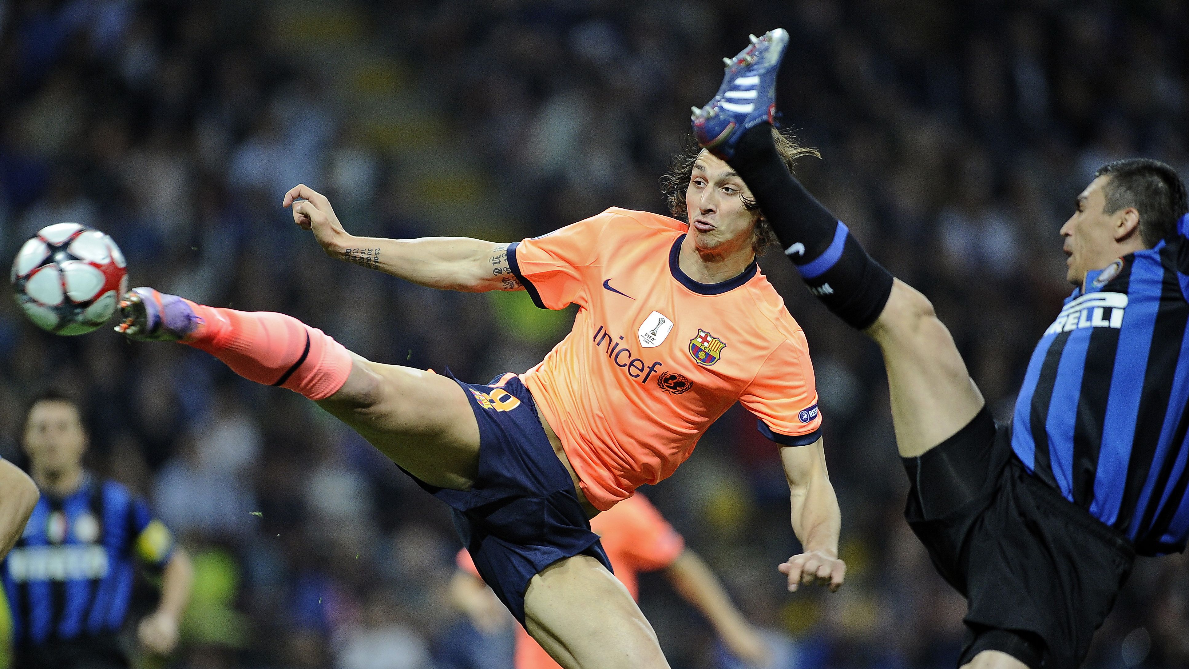 Ibrahimovic Barcelona Inter Milan