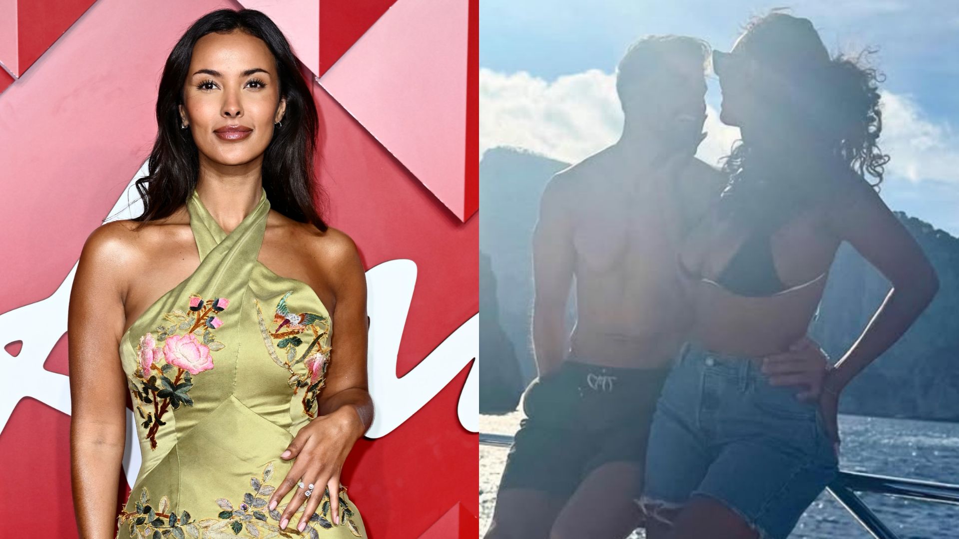 Maya Jama Ruben Dias holiday 2025