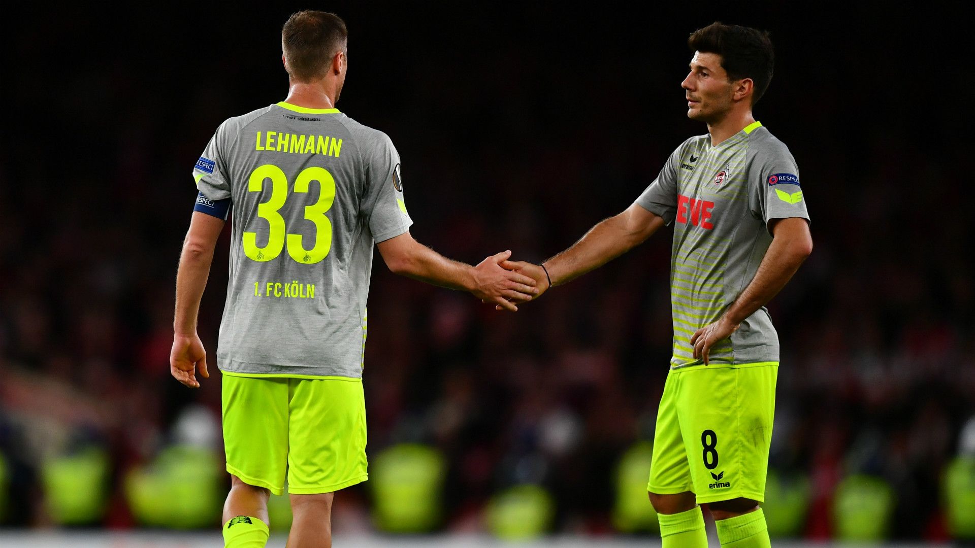 Matthias Lehmann Milos Jojic 1 FC Koln