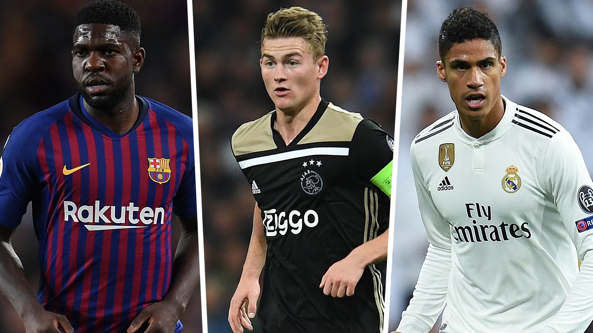 Umtiti De Ligt Varane