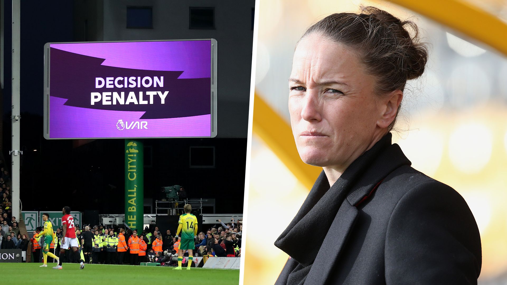 Casey Stoney VAR split
