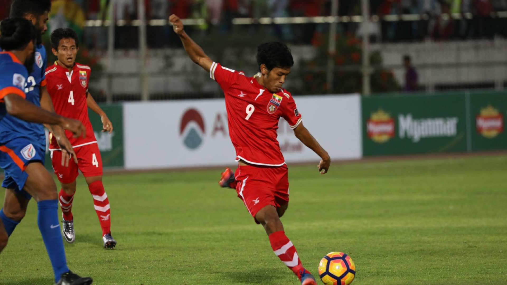 Aung Thu Myanmar India Asian Cup Qualification 2017